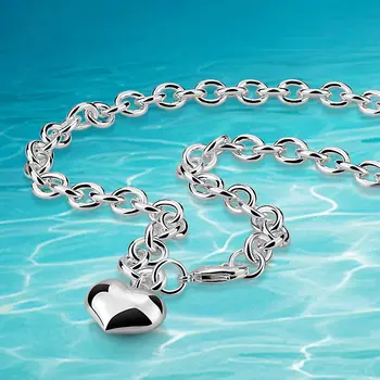 beads necklace women,lady silver beads chain 925 sterling silver long beads necklace for women heart pendants
beads necklace women,lady silver beads chain 925 sterling silver long beads necklace for women heart pendants