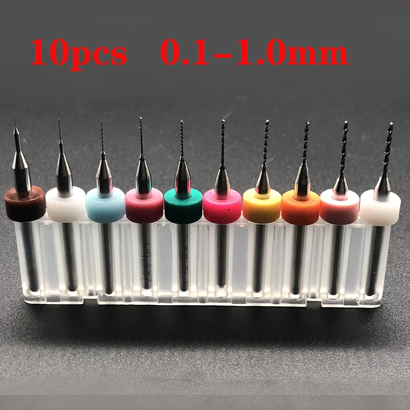 10pcs PCB Carbide Micro Twist Drill Bits Print Circuit Board Cutting Engraving Drill 0.1/0.2/0.3/0.4/0.5/0.6/0.7,0.8/0.9/1.0mm
10pcs PCB Carbide Micro Twist Drill Bits Print Circuit Board Cutting Engraving Drill 0.1/0.2/0.3/0.4/0.5/0.6/0.7,0.8/0.9/1.0mm