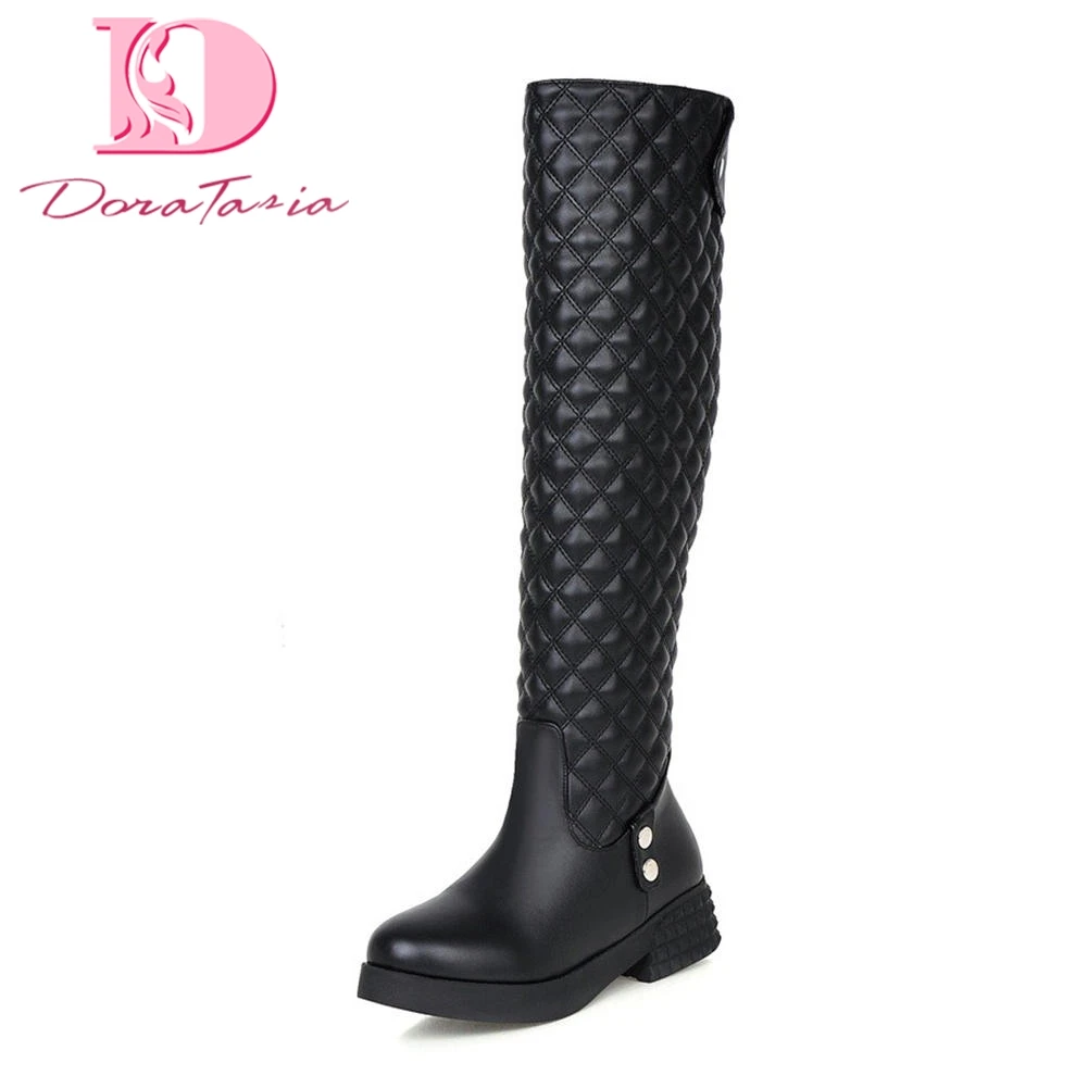DoraTasia Brand new chunky Heels On Sale Solid Knee High Boots Woman Shoes Elegant Dropship Shoes Woman Boots Female
DoraTasia Brand new chunky Heels On Sale Solid Knee High Boots Woman Shoes Elegant Dropship Shoes Woman Boots Female
