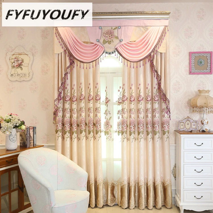 Polyester Europe Luxury Elegant Living Room Embroidery Curtain Blackout Curtains Floral Embroidered Modern Curtain
Polyester Europe Luxury Elegant Living Room Embroidery Curtain Blackout Curtains Floral Embroidered Modern Curtain