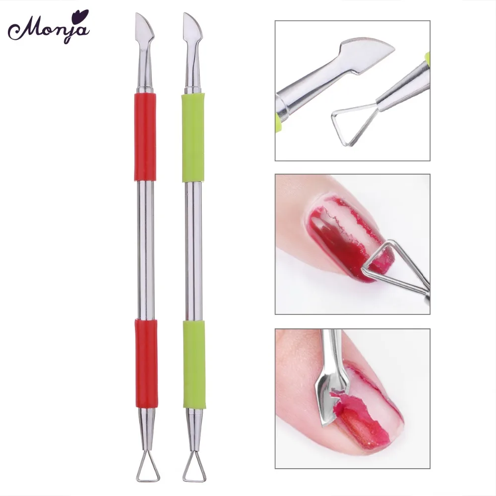 Monja Double Head Stainless Steel Finger Dead Skin Cuticle Clean Pusher Nail UV Gel Polish Remover Planer Manicure Care Tools
Monja Double Head Stainless Steel Finger Dead Skin Cuticle Clean Pusher Nail UV Gel Polish Remover Planer Manicure Care Tools