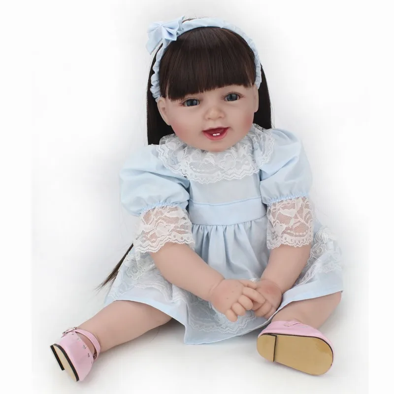 22"Dolls Lifelike Reborn Babies doll Silicone Vinyl newborn 55cm Xmas Gift collectible doll Children kids girl Toys brinquedos
22"Dolls Lifelike Reborn Babies doll Silicone Vinyl newborn 55cm Xmas Gift collectible doll Children kids girl Toys brinquedos