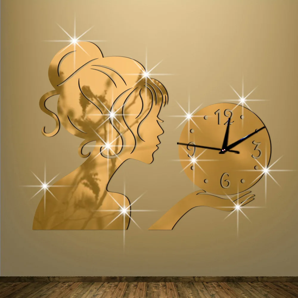 Wall Clock Originality Fashion Technology Mirror Girl Mirror Stickers Clocks Watches Wall Stickers Big Mirror Home Design Z054
Wall Clock Originality Fashion Technology Mirror Girl Mirror Stickers Clocks Watches Wall Stickers Big Mirror Home Design Z054