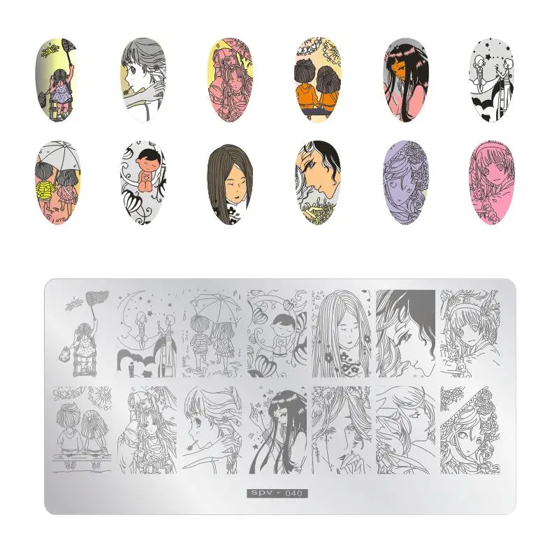 Nails Stencil Nail Stamping Plate Template Cute Cartoon Beautiful Girl Poker Circus Image Pattern Manicure Template Stamp
Nails Stencil Nail Stamping Plate Template Cute Cartoon Beautiful Girl Poker Circus Image Pattern Manicure Template Stamp
