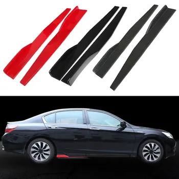 2PCs Universal Car Body Styling Side Skirt Rocker Splitters Diffuser Winglet Wings Bumper Kit Black
2PCs Universal Car Body Styling Side Skirt Rocker Splitters Diffuser Winglet Wings Bumper Kit Black