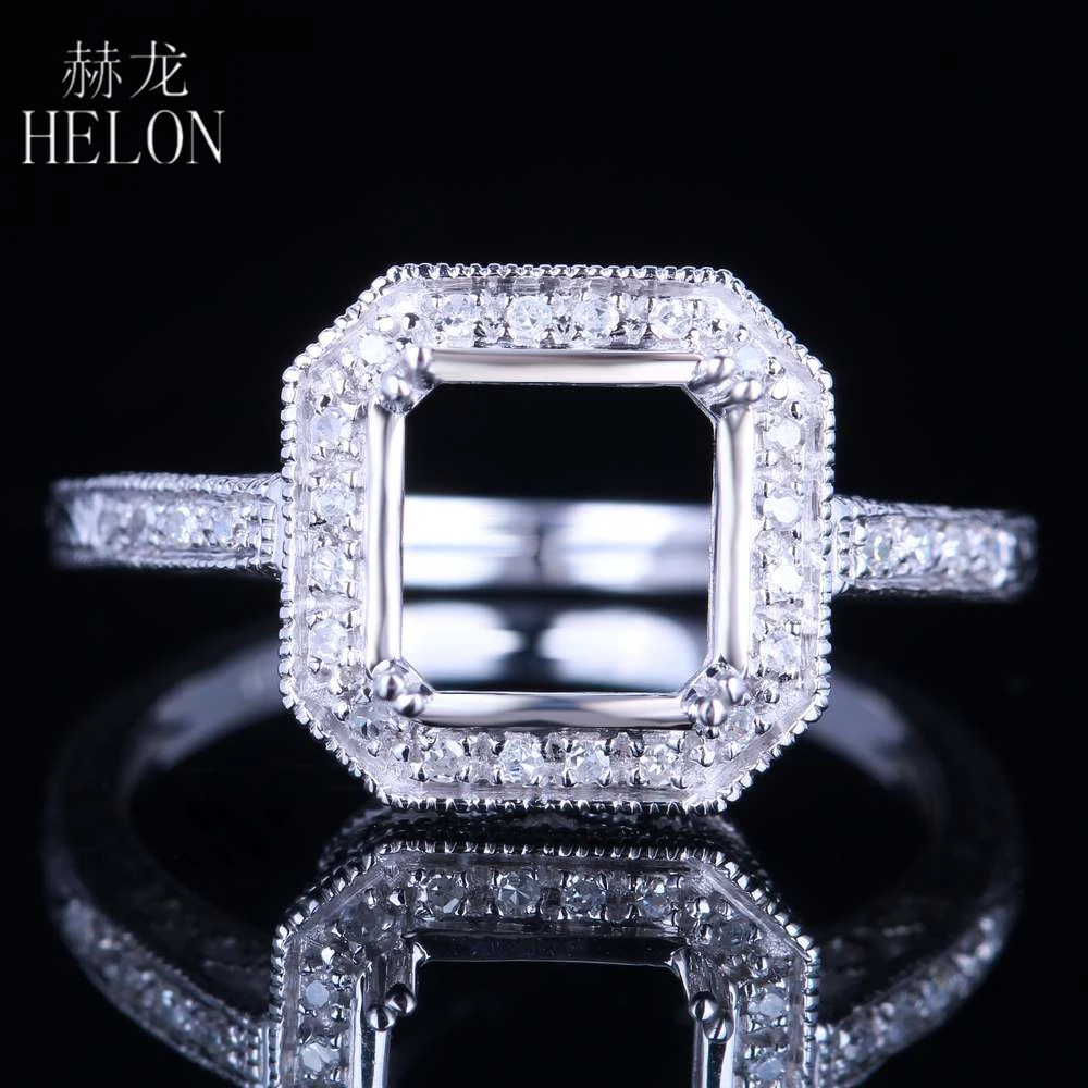 Женское Винтажное кольцо HELON из стерлингового серебра 925 пробы с полукреплением