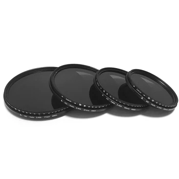 New Glass Slim ND2-400 Neutral Density Fader Variable ND Filter Adjustable 49/52/55/58/62/67/72/77mm
New Glass Slim ND2-400 Neutral Density Fader Variable ND Filter Adjustable 49/52/55/58/62/67/72/77mm