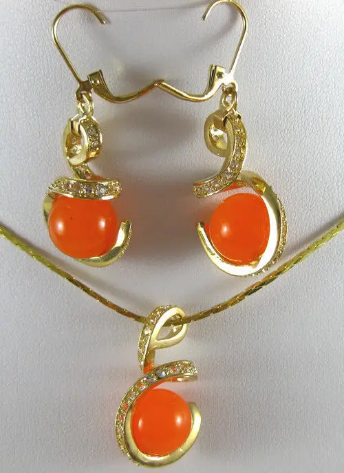 HOT SELL - lady's noblest 12mm yellow Natural stone pendant earring set -Top quality free shipping
HOT SELL - lady's noblest 12mm yellow Natural stone pendant earring set -Top quality free shipping