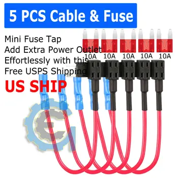 5 pcs 12V 10Amp Car Add-a-circuit Blade Style Atm Fuse Holder Copper
5 pcs 12V 10Amp Car Add-a-circuit Blade Style Atm Fuse Holder Copper