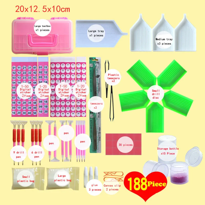 Kexinzu Diamond Embroidery Accessories 5D DIY Diamond Painting Cross Stitch Tools Full Kits Rhinestones Boxes Cases
Kexinzu Diamond Embroidery Accessories 5D DIY Diamond Painting Cross Stitch Tools Full Kits Rhinestones Boxes Cases