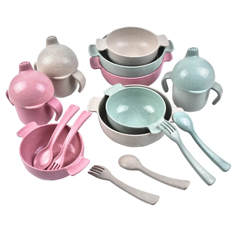 Spoon Fork Cup Combination Kids Spoon Fork Set Solid Ceramic Eco Friendly Products Anti-fall Baby Food Bowl Kitchen Tools
Spoon Fork Cup Combination Kids Spoon Fork Set Solid Ceramic Eco Friendly Products Anti-fall Baby Food Bowl Kitchen Tools