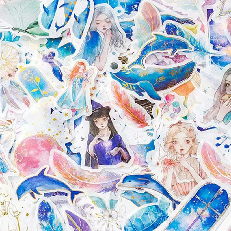 60pcs/pack Kawaii Whale Feather Girls Journal Diary Paper Stickers Small Diy Paper Cute Stationery Stickers Scrapbooking Flakes
60pcs/pack Kawaii Whale Feather Girls Journal Diary Paper Stickers Small Diy Paper Cute Stationery Stickers Scrapbooking Flakes