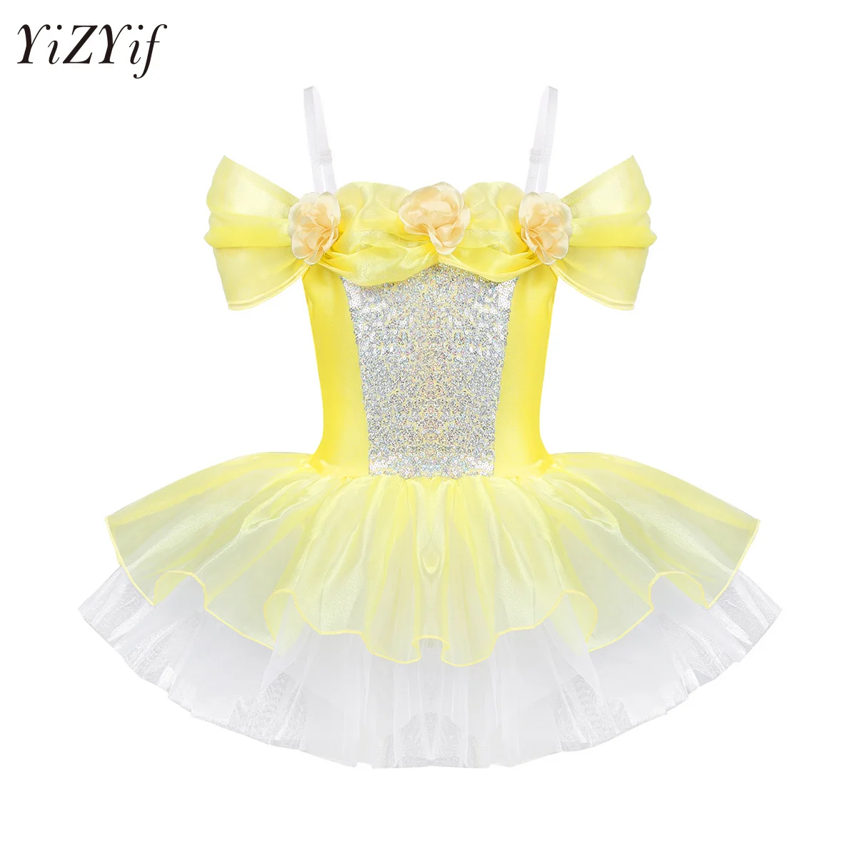 Балетное платье-пачка для девочек гимнастическое трико Одежда танцев одежда