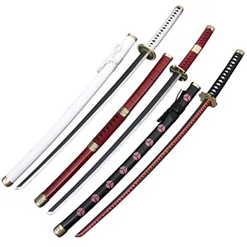 One Piece Roronoa Zoro Sandai Kitetsu/Wado Ichimonji/Shuusui Anime Cosplay Sword (3 Swords/Set)
One Piece Roronoa Zoro Sandai Kitetsu/Wado Ichimonji/Shuusui Anime Cosplay Sword (3 Swords/Set)