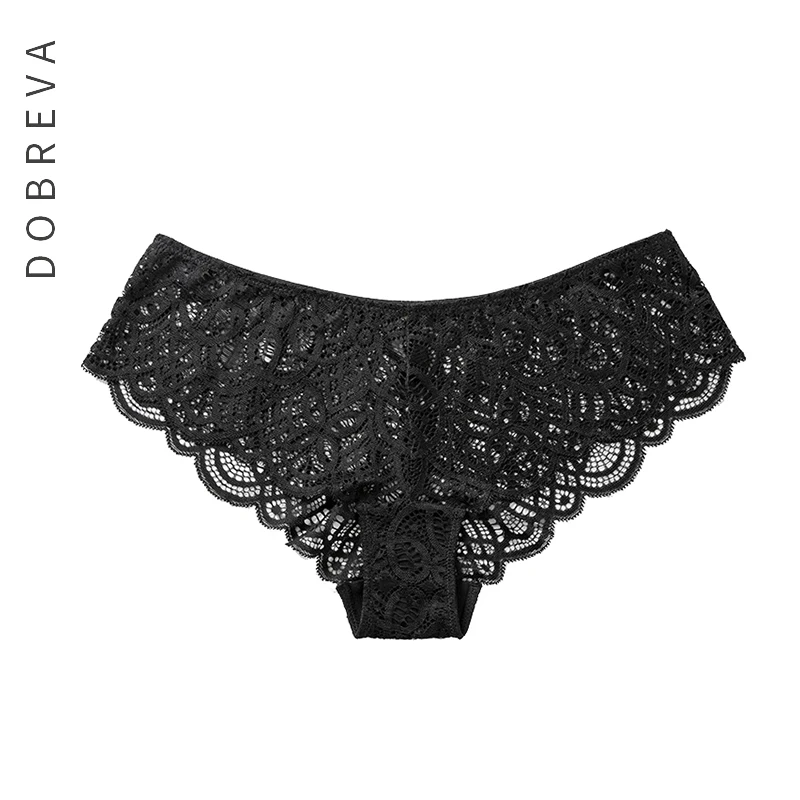 

DOBREVA Women's Soft Cheeky Crochet Lace Panty Underwear