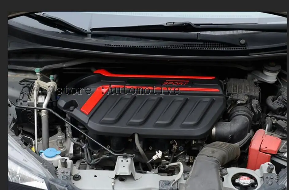 2014 2015 2016 2017 для Honda Jazz двигатель пылезащитный чехол 1.5л цитируемое покрытие