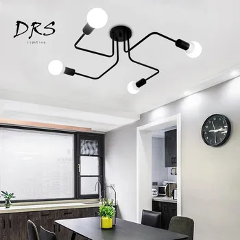 Postmodern Iron Art Ceiling Lamp Nordic 4/6/8 Heads Living Room Ceiling Lights Loft Bar Retro Nostalgic Lighting
Postmodern Iron Art Ceiling Lamp Nordic 4/6/8 Heads Living Room Ceiling Lights Loft Bar Retro Nostalgic Lighting