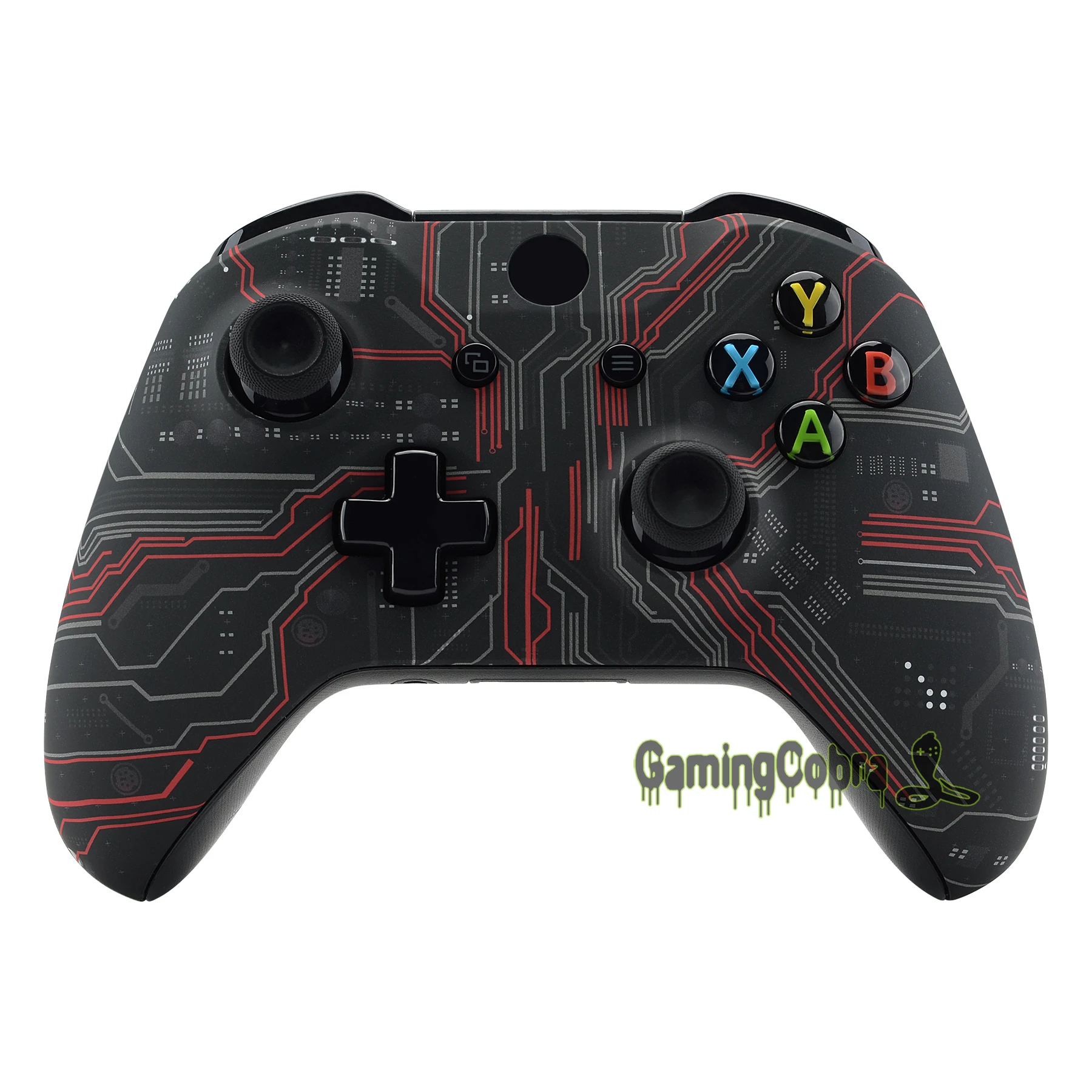 Evil Circuit Faceplate Front Housing Shell Case Replacement Part for Xbox One X & One S Controller (Model 1708)
Evil Circuit Faceplate Front Housing Shell Case Replacement Part for Xbox One X & One S Controller (Model 1708)