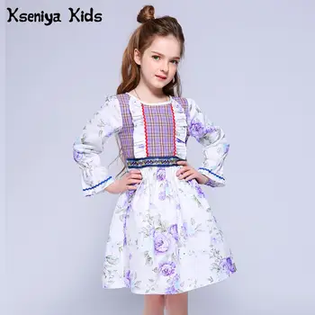 Kseniya Kids 2018 Girls Dresses Puff Sleeve Retro Design Plaid Print Color Princess Girl Party Dress Cotton Summer Purple Dress
Kseniya Kids 2018 Girls Dresses Puff Sleeve Retro Design Plaid Print Color Princess Girl Party Dress Cotton Summer Purple Dress