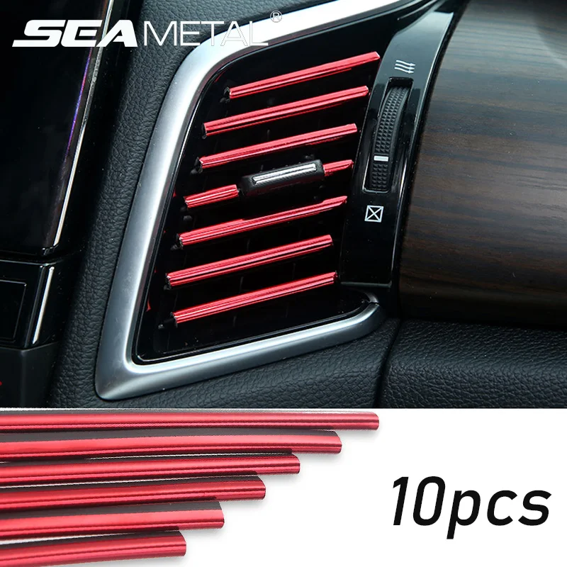 Car Stickers Interior Dashboard Air Outlet Vent Decoration Moulding Strips Universal Automobiles PVC Sticker on Cars Accessories
Car Stickers Interior Dashboard Air Outlet Vent Decoration Moulding Strips Universal Automobiles PVC Sticker on Cars Accessories
