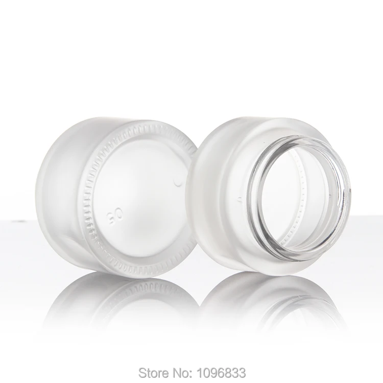 Empty Glass Cosmetic Cream Container Mask Packing Jar
