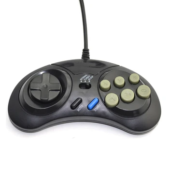 2pcs 16 bit Classic Wired Game Controller for SEGA Genesis 6 Button Gamepad for SEGA Mega Drive Mode Fast ship
2pcs 16 bit Classic Wired Game Controller for SEGA Genesis 6 Button Gamepad for SEGA Mega Drive Mode Fast ship
