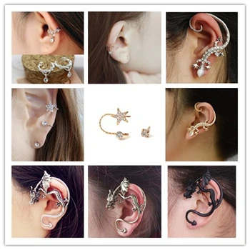 Wholesale Fashion Exaggeration Punk Unicorn Dragon Ear Cuff Earring Vintage Luxury Gecko Lizard Statement Jewelry Handmade
Wholesale Fashion Exaggeration Punk Unicorn Dragon Ear Cuff Earring Vintage Luxury Gecko Lizard Statement Jewelry Handmade