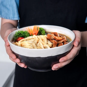 Japanese-style Vintage Ink White Ceramic Rough Pottery Home Tableware Rice Bowl Handmade Large Soup Noodles Salad Dessert Bowl
Japanese-style Vintage Ink White Ceramic Rough Pottery Home Tableware Rice Bowl Handmade Large Soup Noodles Salad Dessert Bowl