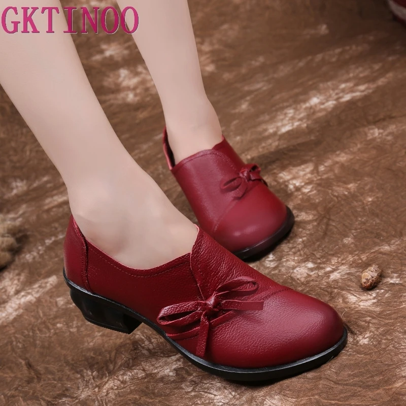 GKTINOO Spring Autumn Fashion Loafers 100% Genuine Leather Single Shoes Soft Casual Flat Shoes Women Flats mother shoes 35-40
GKTINOO Spring Autumn Fashion Loafers 100% Genuine Leather Single Shoes Soft Casual Flat Shoes Women Flats mother shoes 35-40