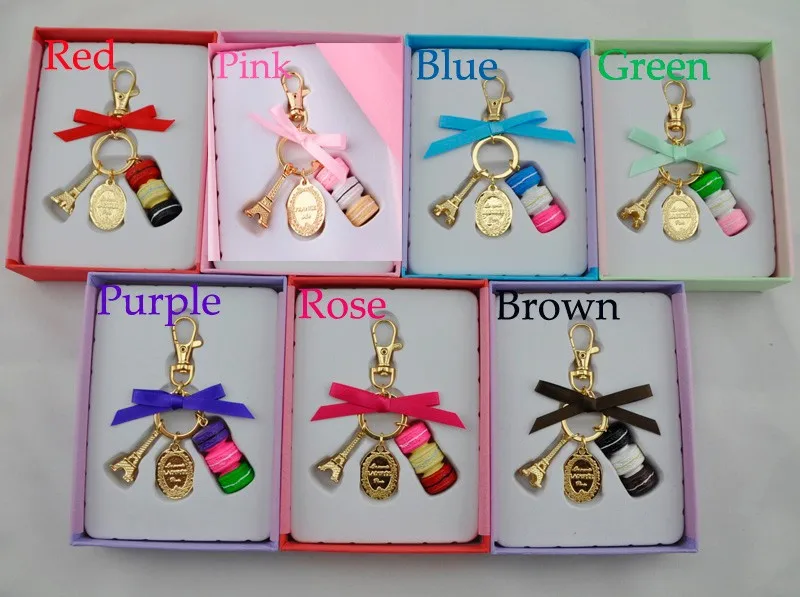 LEMOER Macarons Cake Keychain With Box France Paris LADUREE Effiel Tower Macarons Ribbon Keyrings Bag Charm Gift Accessories
LEMOER Macarons Cake Keychain With Box France Paris LADUREE Effiel Tower Macarons Ribbon Keyrings Bag Charm Gift Accessories
