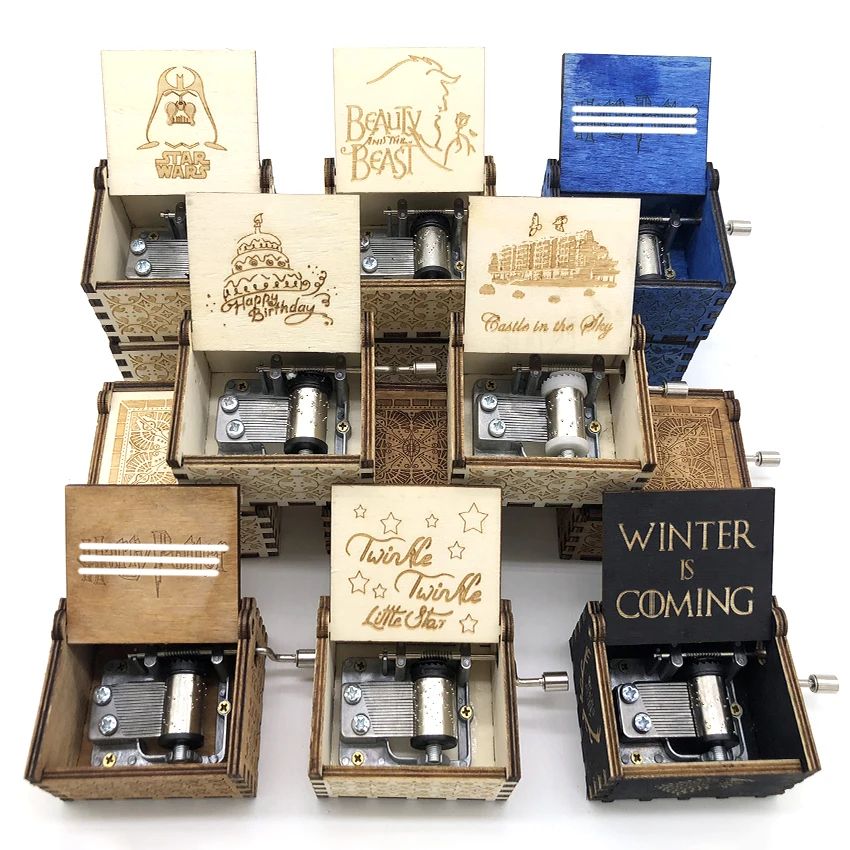 Wooden Music Box Game of Thrones gift for Chirstmas happy birthday new year gift children gift
Wooden Music Box Game of Thrones gift for Chirstmas happy birthday new year gift children gift