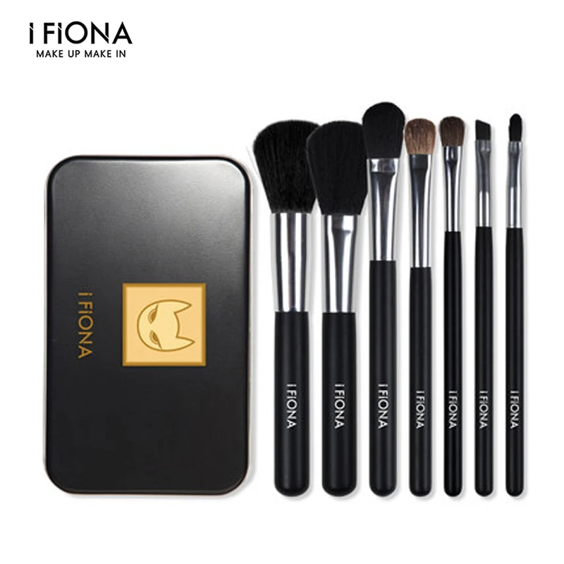 IFIONA high quality professional makeup brushes kit, 7 brushes for powder, blush, foundation, eye shadow, lip, brow, gift look
IFIONA high quality professional makeup brushes kit, 7 brushes for powder, blush, foundation, eye shadow, lip, brow, gift look