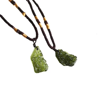 NAPOLN Charm Meteorite Necklace Women Men Green Moldavite Necklace Sweater Chain Pendant Long Unique Necklace Dropshipping
NAPOLN Charm Meteorite Necklace Women Men Green Moldavite Necklace Sweater Chain Pendant Long Unique Necklace Dropshipping