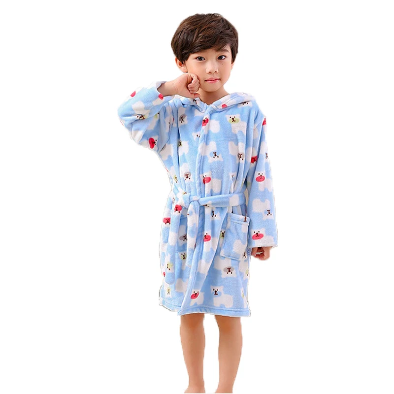 Autumn Winter Baby Flannel Robe Bathrobes Kids Cartoon Sleepwear Hooded Baby Robes Boys Girls Pajamas Thickening Home Clothing
Autumn Winter Baby Flannel Robe Bathrobes Kids Cartoon Sleepwear Hooded Baby Robes Boys Girls Pajamas Thickening Home Clothing