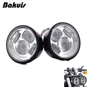 Motorcycle Dyna Fat Bob Style Headlights 5 inch single low beam and single high beam FatBob Dual Headlamp
Motorcycle Dyna Fat Bob Style Headlights 5 inch single low beam and single high beam FatBob Dual Headlamp
