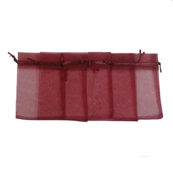 ALY Hot 100pcs/lot 9x12cm Bordeaux Color Organza Bags Wedding Favour Gift Bag Jewelry Pouches
ALY Hot 100pcs/lot 9x12cm Bordeaux Color Organza Bags Wedding Favour Gift Bag Jewelry Pouches
