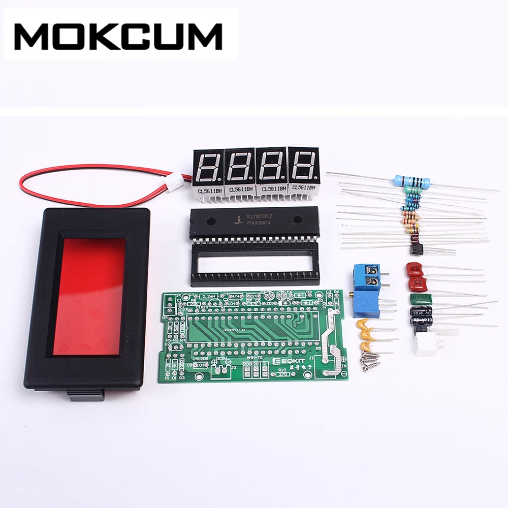 ICL7107 Digital Ammeter Kit DIY Module DC 5V 35mA 70.6x39mm For DIY Ammeter Accessories
ICL7107 Digital Ammeter Kit DIY Module DC 5V 35mA 70.6x39mm For DIY Ammeter Accessories