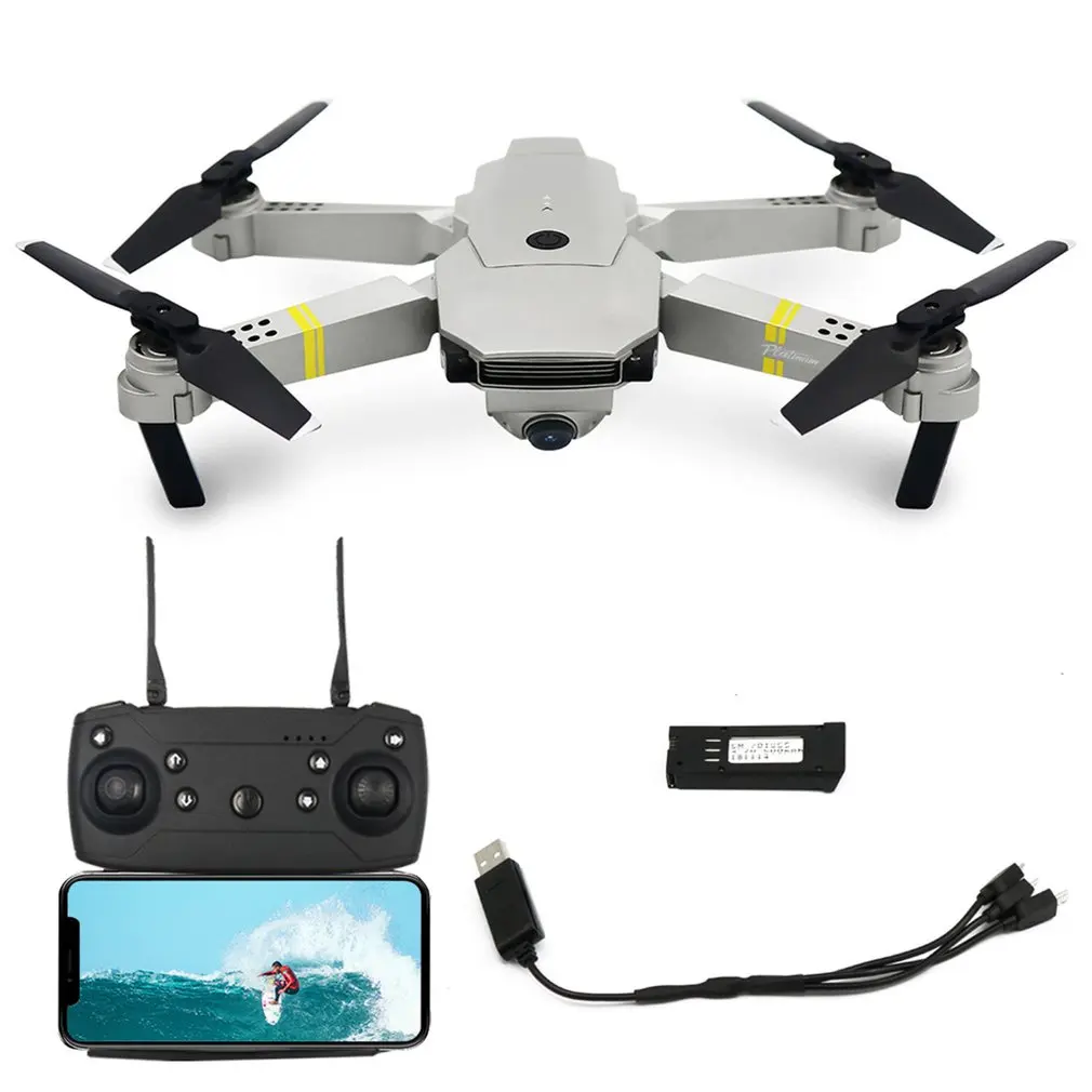 

Foldable RC Selfie Drone Quadcopter Aircraft UAV with 1080P WIFI FPV Camera Altitude Hold 360' Flips Headless Mode RC Helicopter