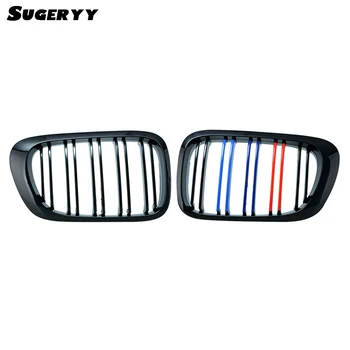 2pcs For BMW E46 2 Door 3 Series 1998-2002 Front Wide Kidney M-Tri Gloss Black Kidney Grille Bumper Dual Slat
2pcs For BMW E46 2 Door 3 Series 1998-2002 Front Wide Kidney M-Tri Gloss Black Kidney Grille Bumper Dual Slat