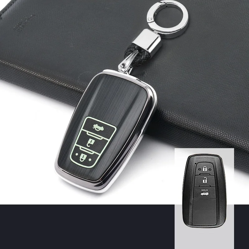 ABS material Aluminium Alloy Car Key Bag Key Case Cover For Toyota Camry Corolla C-HR CHR Prado 2018 Key Protection
ABS material Aluminium Alloy Car Key Bag Key Case Cover For Toyota Camry Corolla C-HR CHR Prado 2018 Key Protection