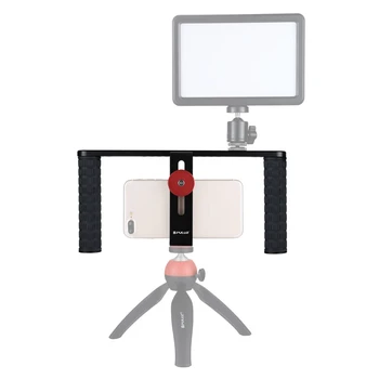 PULUZ HandheldRig Filmmaking Making Holder Cradle Phone Clip Rig Stabilizer/Steadicam Bracket for iPhone Smartphones Video Rig
PULUZ HandheldRig Filmmaking Making Holder Cradle Phone Clip Rig Stabilizer/Steadicam Bracket for iPhone Smartphones Video Rig