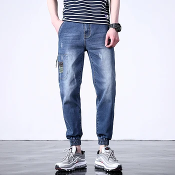 Man Jeans Brand 2019 Spring Summer Elastic Loose Denim Jeans Fashion Casual High Quality Trousers Ankle-length Pants
Man Jeans Brand 2019 Spring Summer Elastic Loose Denim Jeans Fashion Casual High Quality Trousers Ankle-length Pants