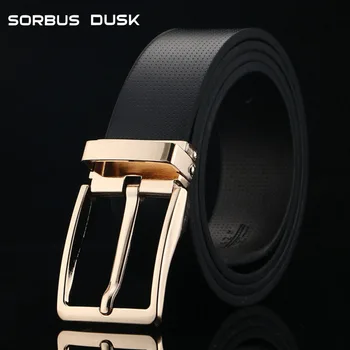 SORBUS DUSK high quality business black belt fashion luxury strap male cowhide belts jeans classice vintage pin buckle belts
SORBUS DUSK high quality business black belt fashion luxury strap male cowhide belts jeans classice vintage pin buckle belts
