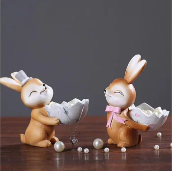 Creative resin arts and crafts, home decoration, egg shell, rabbit cartoon fashion decoration props 2pcs
Creative resin arts and crafts, home decoration, egg shell, rabbit cartoon fashion decoration props 2pcs