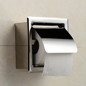Stainless Steel Toilet Roll Paper Box Waterproof Concealed Install Tissue Holder DC112
Stainless Steel Toilet Roll Paper Box Waterproof Concealed Install Tissue Holder DC112