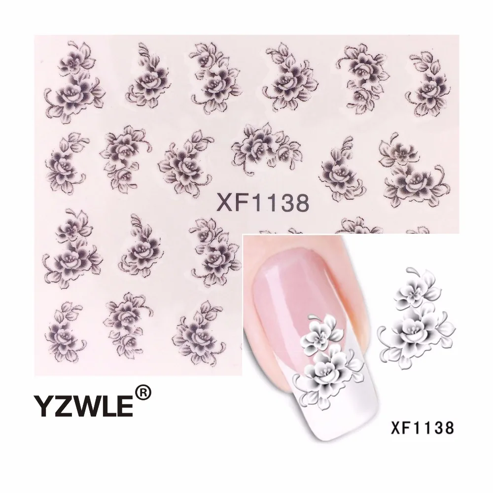 YZWLE Hot Sale Water Transfer Nail Art Stickers Decal Elegant Light Blue Peony Flowers Design French Manicure Tools
YZWLE Hot Sale Water Transfer Nail Art Stickers Decal Elegant Light Blue Peony Flowers Design French Manicure Tools