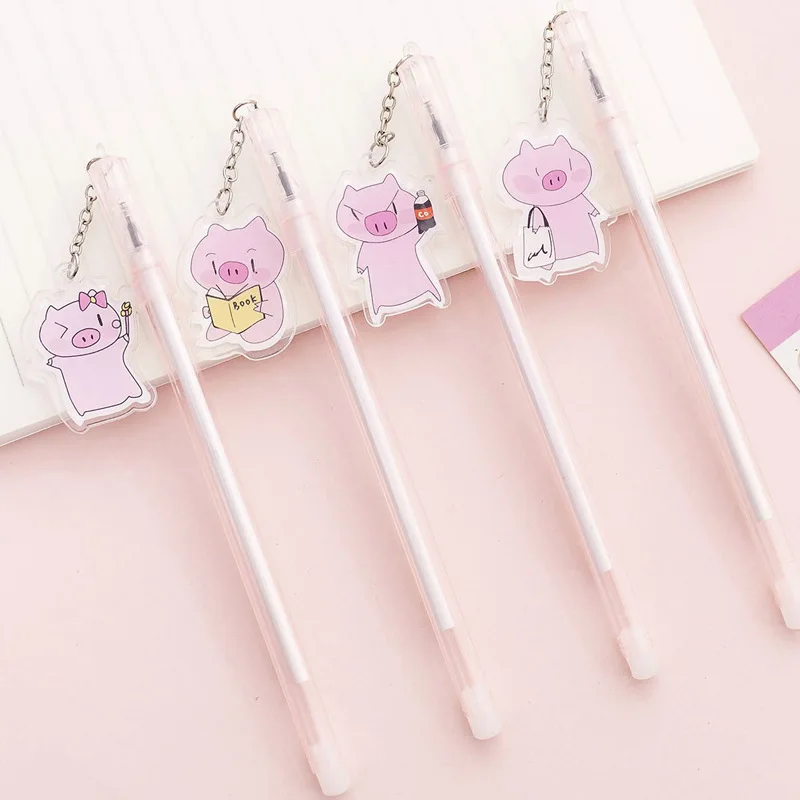 Pig Pendant Gel Pen Cute 0.38 mm black ink Signature Pen Escolar Papelaria School Office Supplies Promotional Gift
Pig Pendant Gel Pen Cute 0.38 mm black ink Signature Pen Escolar Papelaria School Office Supplies Promotional Gift