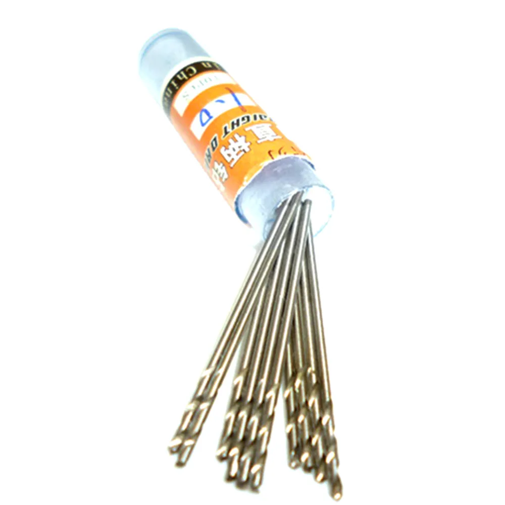 10pc 1mm Micro Hss Twist Drill Bit Set Craft Hobby Jewellry Mini Drills Cone For Wood Aluminum Plastic Hole Drilling | Инструменты