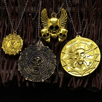 Pirate Prop Toys Ball Funny Pirate Skeleton Head Tag Gold Necklace Bead Decorate Product
Pirate Prop Toys Ball Funny Pirate Skeleton Head Tag Gold Necklace Bead Decorate Product