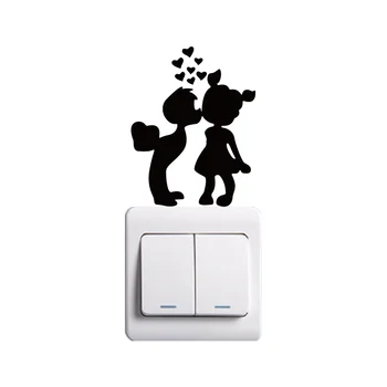 KG-172 Cute Kids Kissing Vinyl Switch Sticker Creative Cartoon Silhouette Vinyl Wall Home Wallpaper
KG-172 Cute Kids Kissing Vinyl Switch Sticker Creative Cartoon Silhouette Vinyl Wall Home Wallpaper